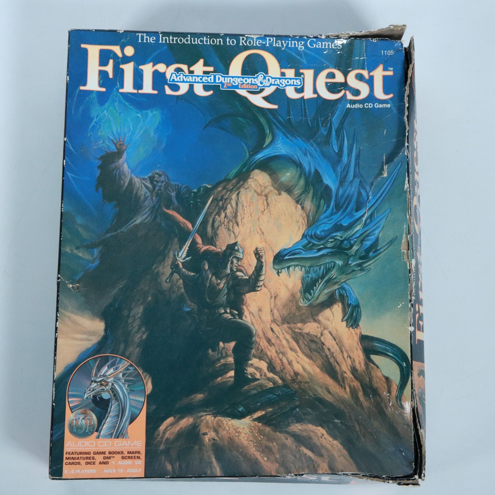 Advanced Dungeons & Dragons First Quest 1105 2nd Edition - Missing CD - Picture 2 of 15